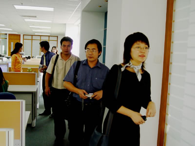 臺灣軟件代表參觀正航軟件